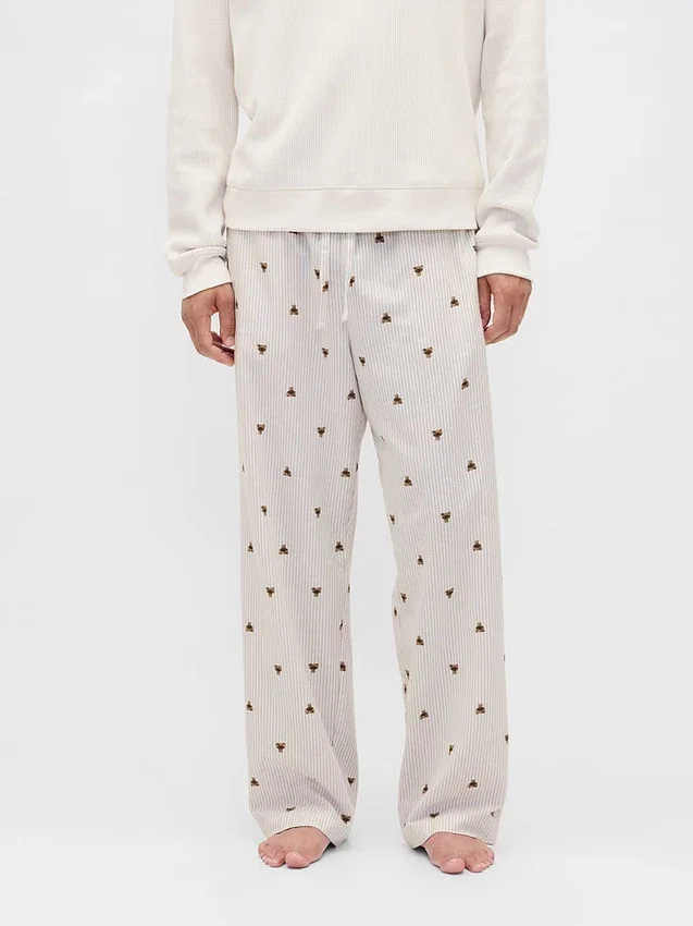 Zachtst mogelijke flanellen pyjamabroek voor volwassenen in de vorm van een broek