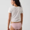 Zachtste biologische stretchkatoenen bikinibroekje met kanten rand