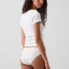 Zachtste biologische stretchkatoenen bikinibroekje met kanten rand
