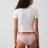 Zachtste biologische stretchkatoenen cheeky hipster met kanten rand