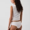 Zachtste biologische stretchkatoenen cheeky hipster met kanten rand