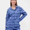 Zachtste flanellen pyjamashirt voor volwassenen