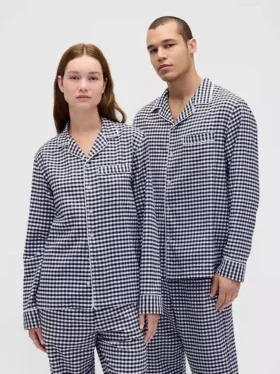 Zachtste flanellen pyjamashirt voor volwassenen