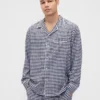 Zachtste flanellen pyjamashirt voor volwassenen