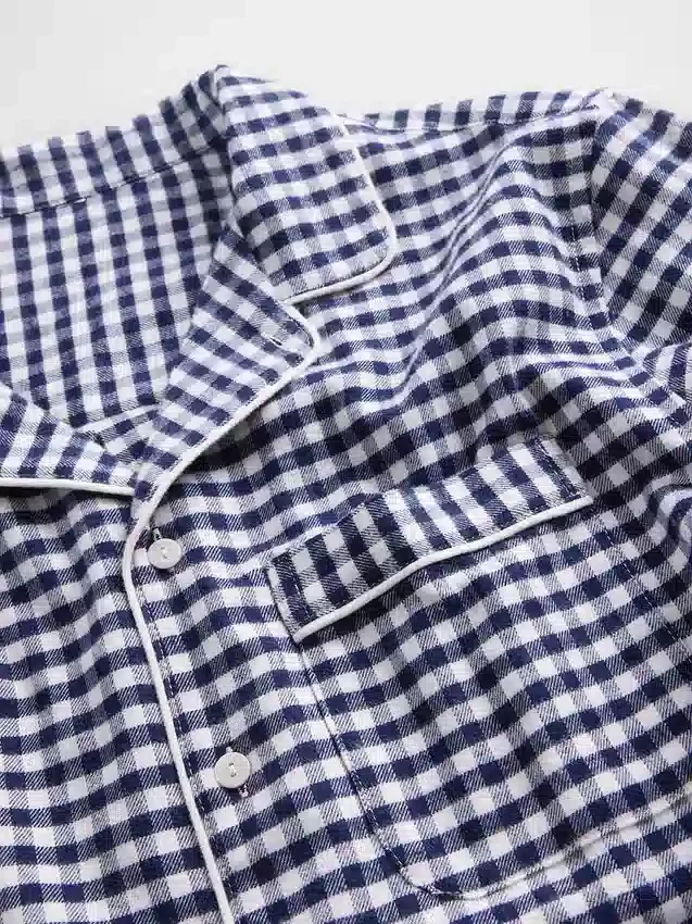 Zachtste flanellen pyjamashirt voor volwassenen