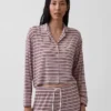 Zachtste modaal cropped pyjamatop