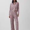 Zachtste modaal cropped pyjamatop