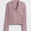 Zachtste modaal cropped pyjamatop