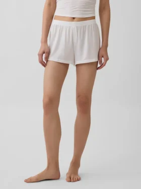 Zachtste modal rib korte broeken voor pyjama’s