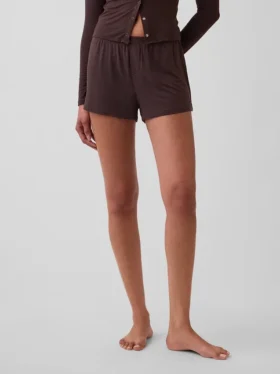 Zachtste modal rib korte broeken voor pyjama’s