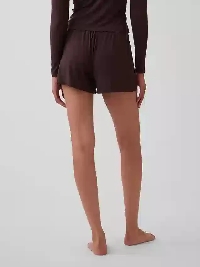 Zachtste modal rib korte broeken voor pyjama's