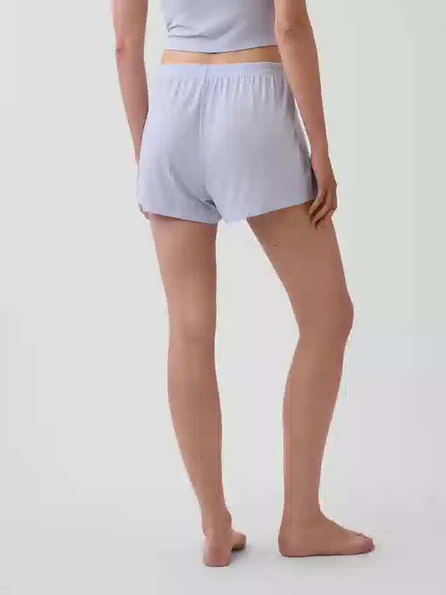 Zachtste modal rib korte broeken voor pyjama's