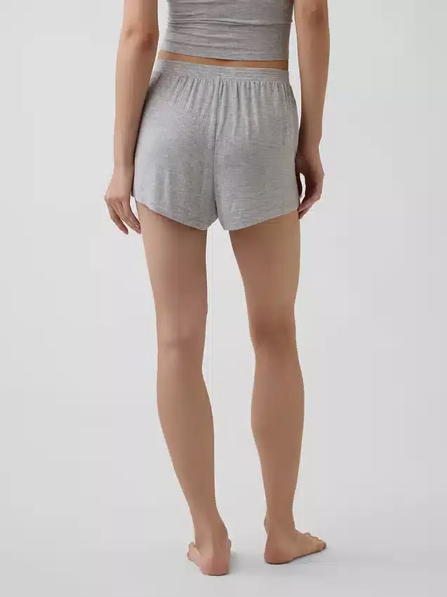 Zachtste modal rib korte broeken voor pyjama's