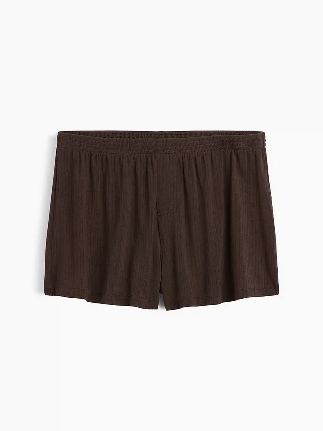Zachtste modal rib korte broeken voor pyjama's