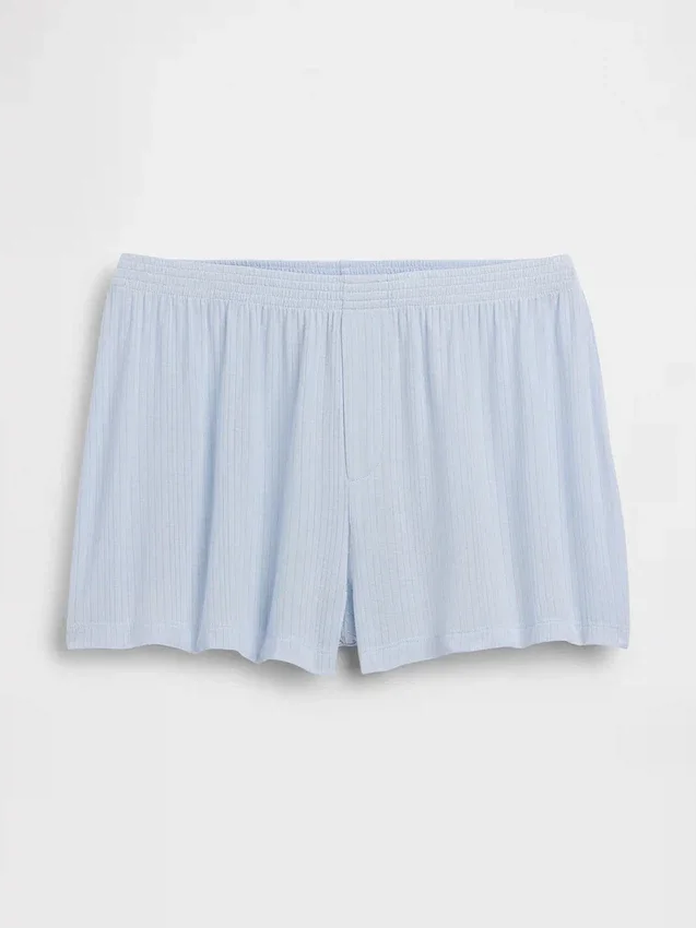 Zachtste modal rib korte broeken voor pyjama's
