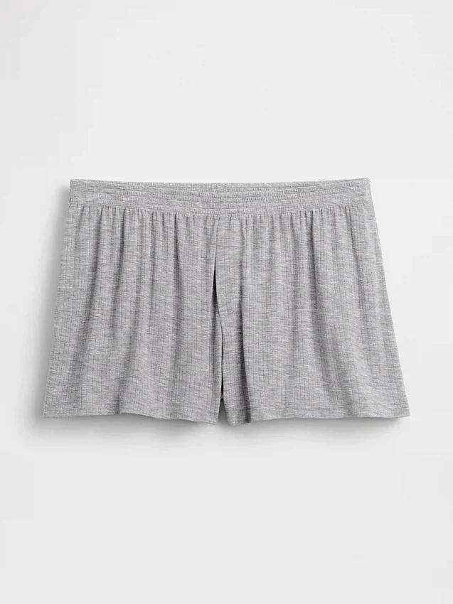 Zachtste modal rib korte broeken voor pyjama's