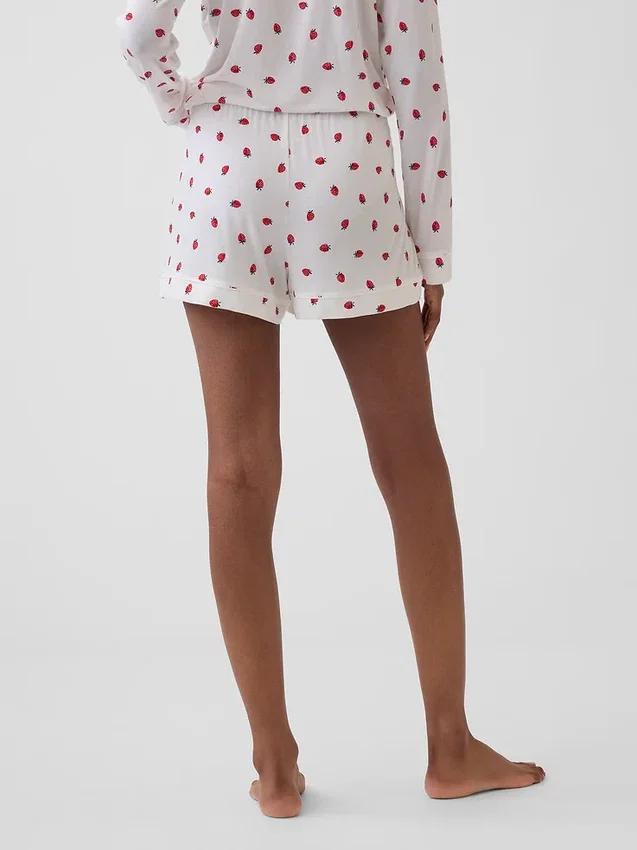 Zachtste pyjama-korte broek van modal