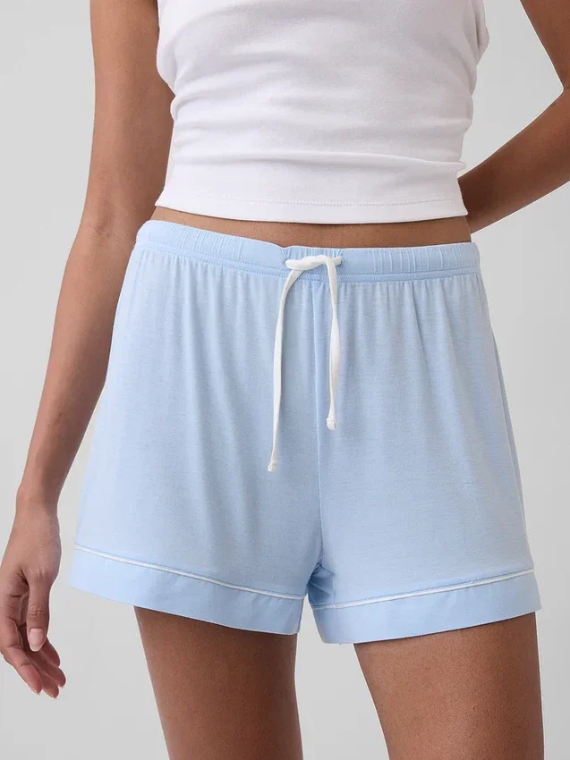 Zachtste pyjama-korte broek van modal