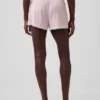 Zachtste pyjama-korte broek van modal met kanten rand