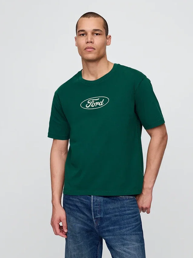 Zwaar Ford-T-shirt met print