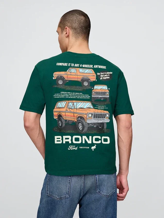 Zwaar Ford-T-shirt met print