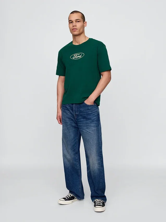 Zwaar Ford-T-shirt met print