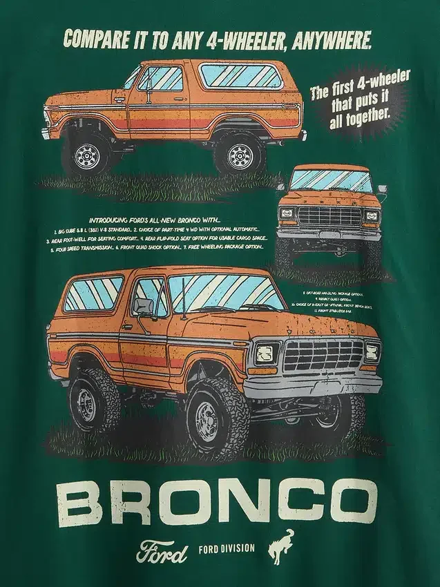 Zwaar Ford-T-shirt met print