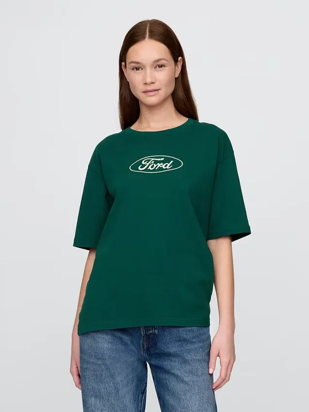 Zwaar Ford-T-shirt met print