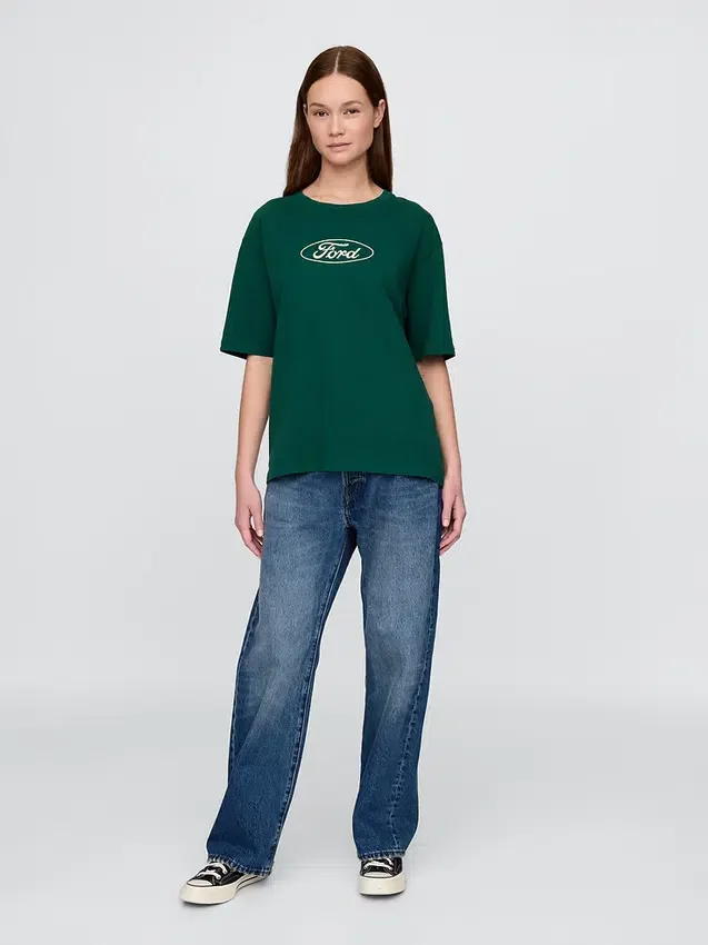 Zwaar Ford-T-shirt met print