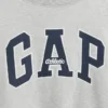 Zwaar French Terry oversized sweatshirt met logo en staande kraag
