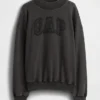 Zwaar French Terry oversized sweatshirt met staande kraag