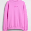 Zwaar French Terry oversized sweatshirt met staande kraag