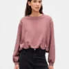 Zwaar French Terry-sweatshirt met bolle zoom