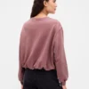 Zwaar French Terry-sweatshirt met bolle zoom