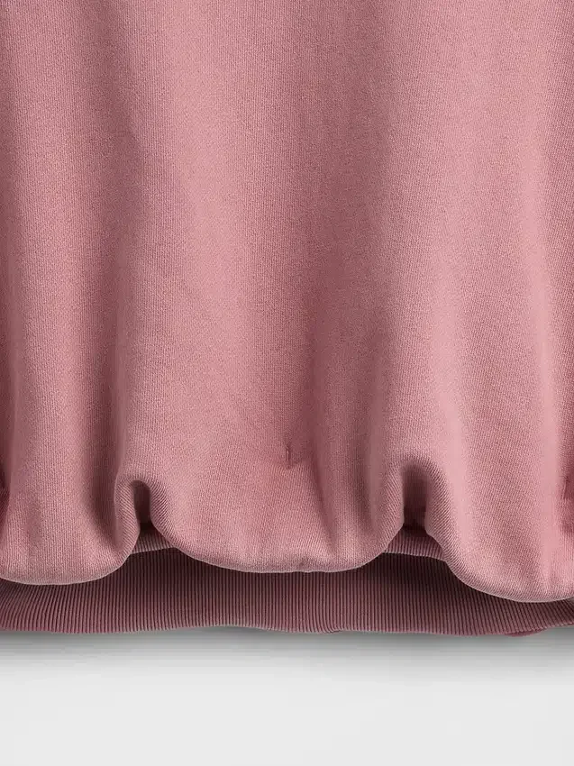 Zwaar French Terry-sweatshirt met bolle zoom
