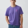 Zwaar, relaxed T-shirt met print
