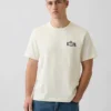 Zwaar, relaxed T-shirt met print