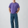 Zwaar, relaxed T-shirt met print