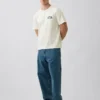 Zwaar, relaxed T-shirt met print