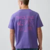 Zwaar, relaxed T-shirt met print