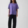 Zwaar, relaxed T-shirt met print
