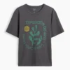 Zwaar, relaxed T-shirt met print