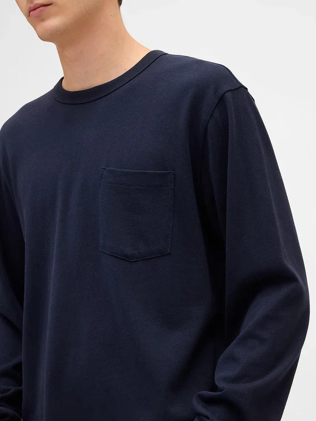 Zwaar, ruimvallend T-shirt