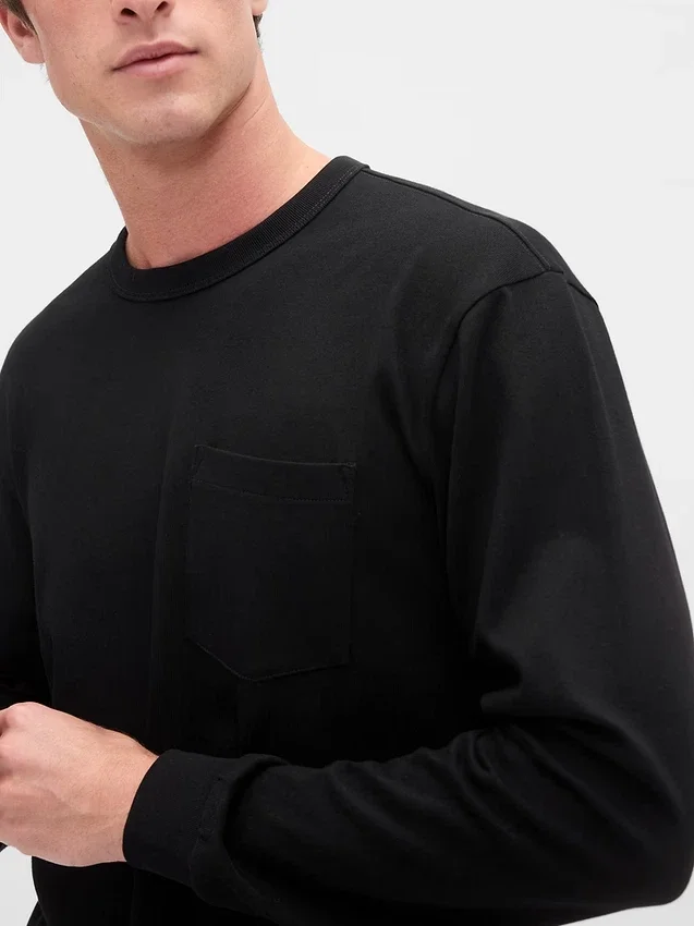 Zwaar, ruimvallend T-shirt