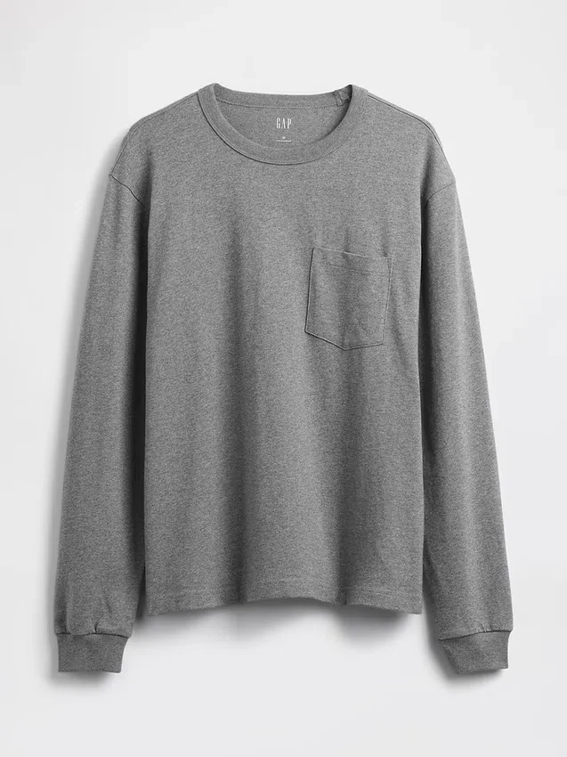 Zwaar, ruimvallend T-shirt