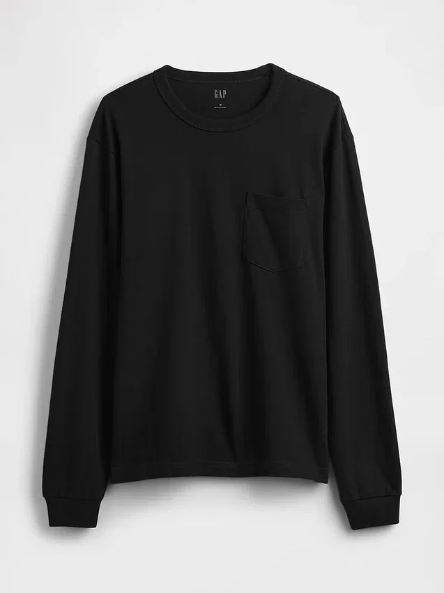 Zwaar, ruimvallend T-shirt