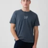 Zwaar T-shirt met logo en relaxte pasvorm