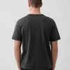 Zwaar T-shirt met logo en relaxte pasvorm