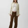 Zwangerschapskleding-broek van twill met onderbuikband
