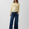 Zwangerschapskleding-Jeans met breed been en volledig paneel